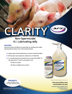 CLARITY® 非杀精 AI 润滑剂
